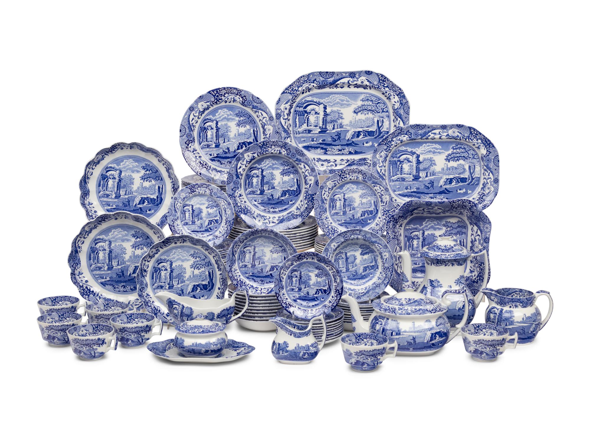 A Spode Ceramic Dinner Service