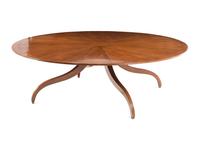 A Regency Style Walnut Dining Table