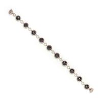 BLACK DIAMOND AND DIAMOND BRACELET