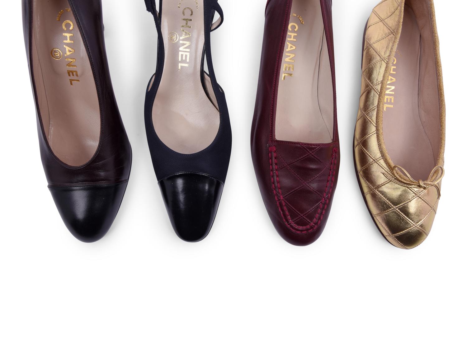 Four Pairs of Chanel Shoes, 1990s