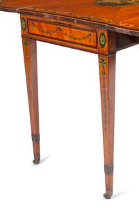 An Early Edwardian Painted Mahogany Pembroke Table