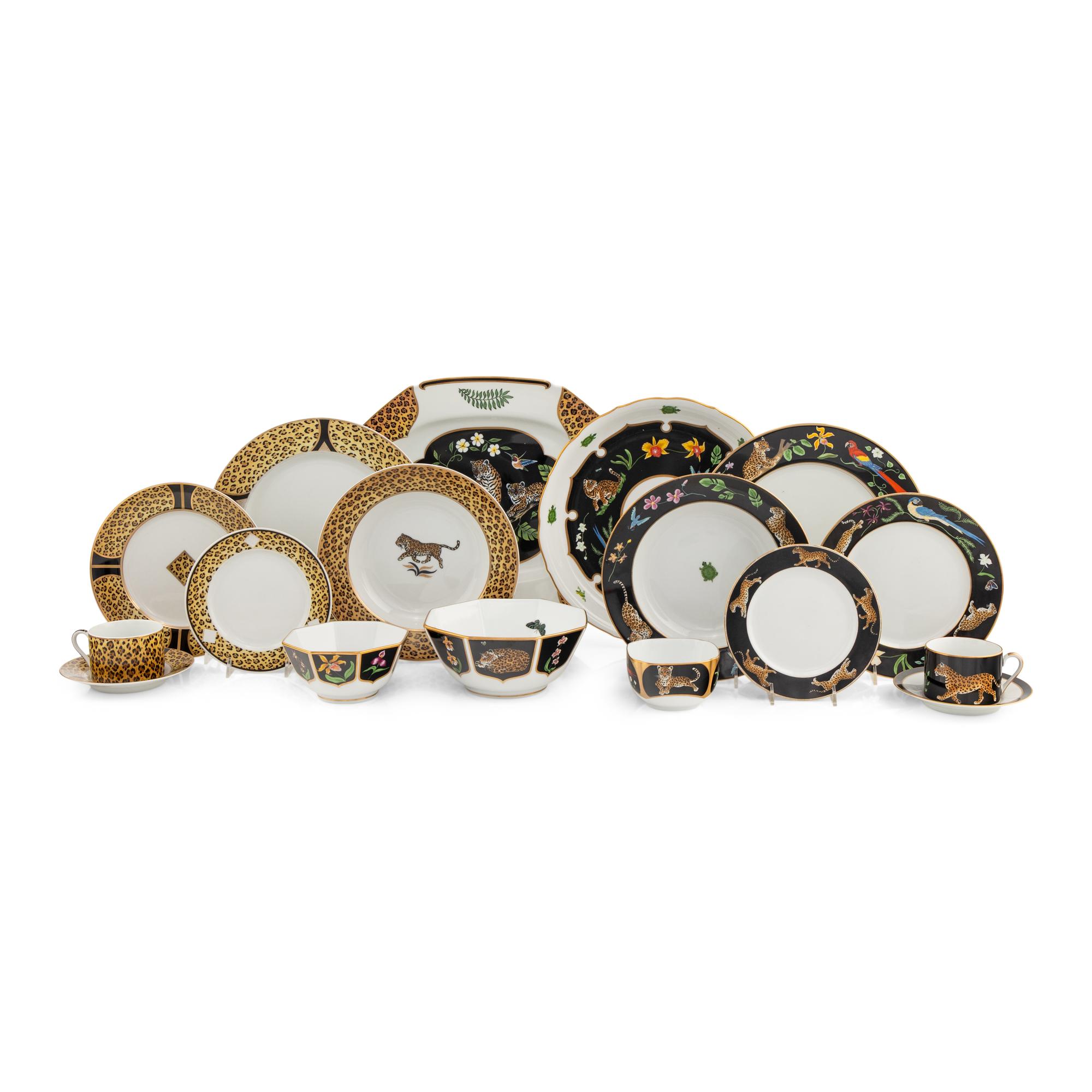 A Lynn Chase Assembled Porcelain Dinner Service