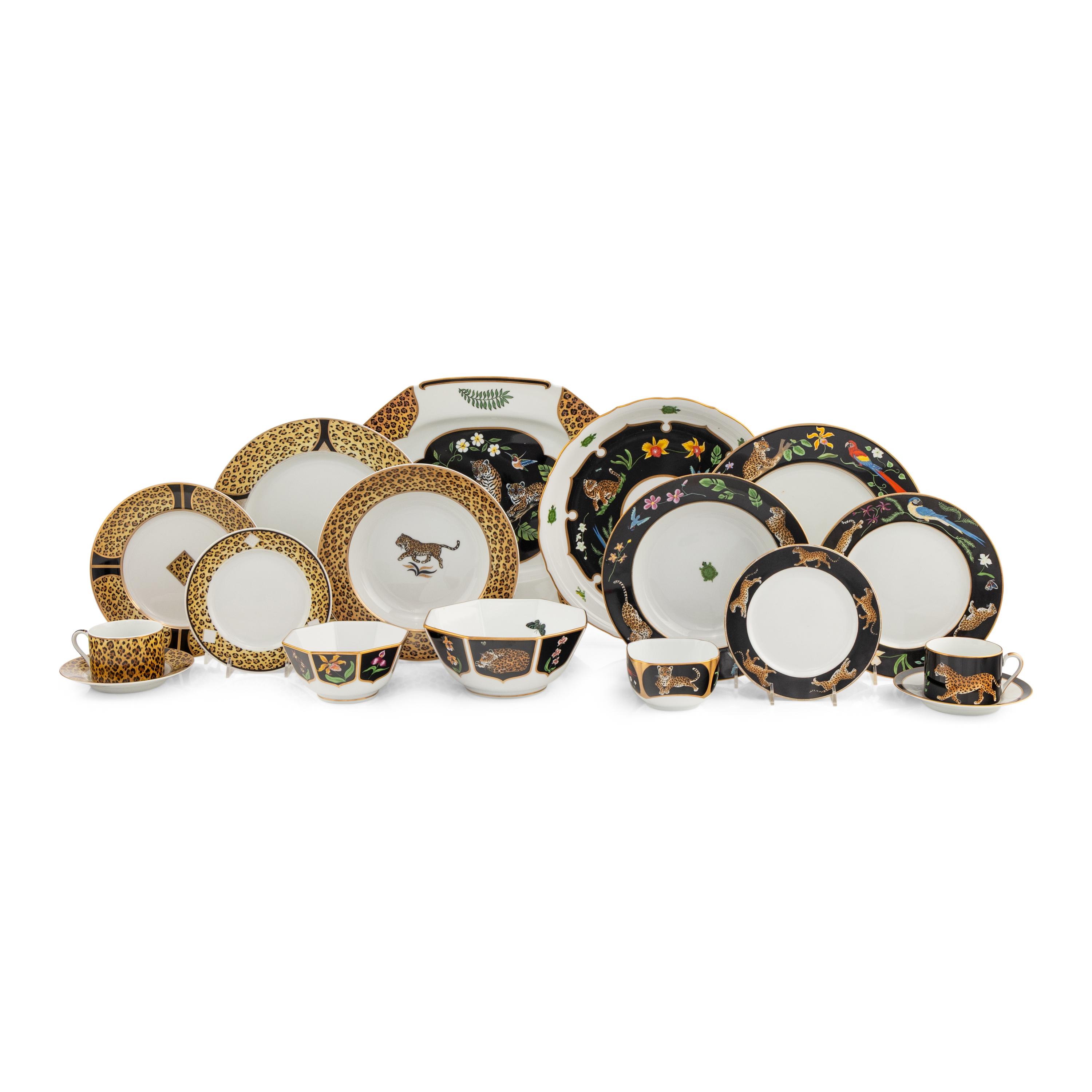 A Lynn Chase Assembled Porcelain Dinner Service