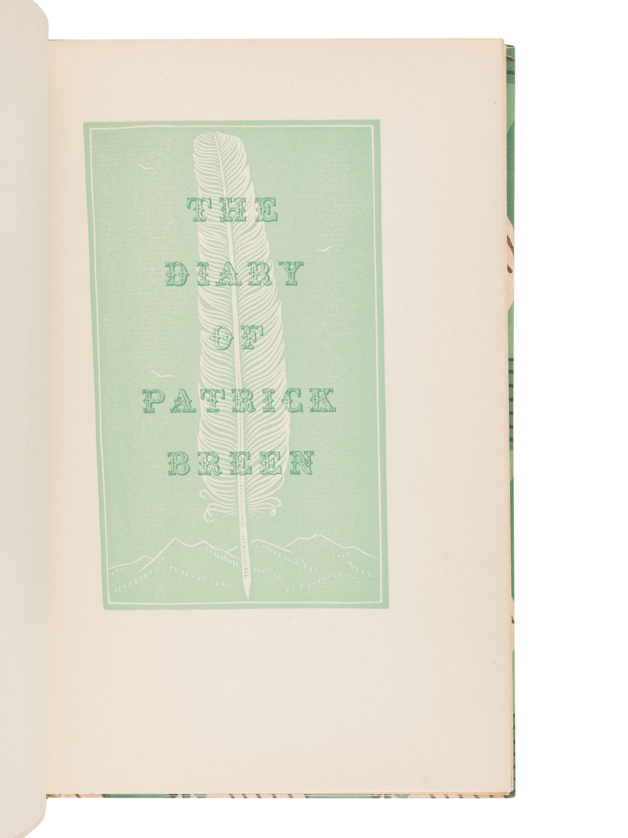 [ALLEN PRESS – BOOK CLUB OF CALIFORNIA]. BREEN, Patrick. The Diary of Patrick Breen . Recounting the Ordeal of the Donner Party Snowbound in the Sierras 1846-47. San Francisco: The Book Club of California, 1946.