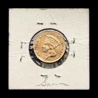 An 1878 Indian Princess $3 Gold Coin