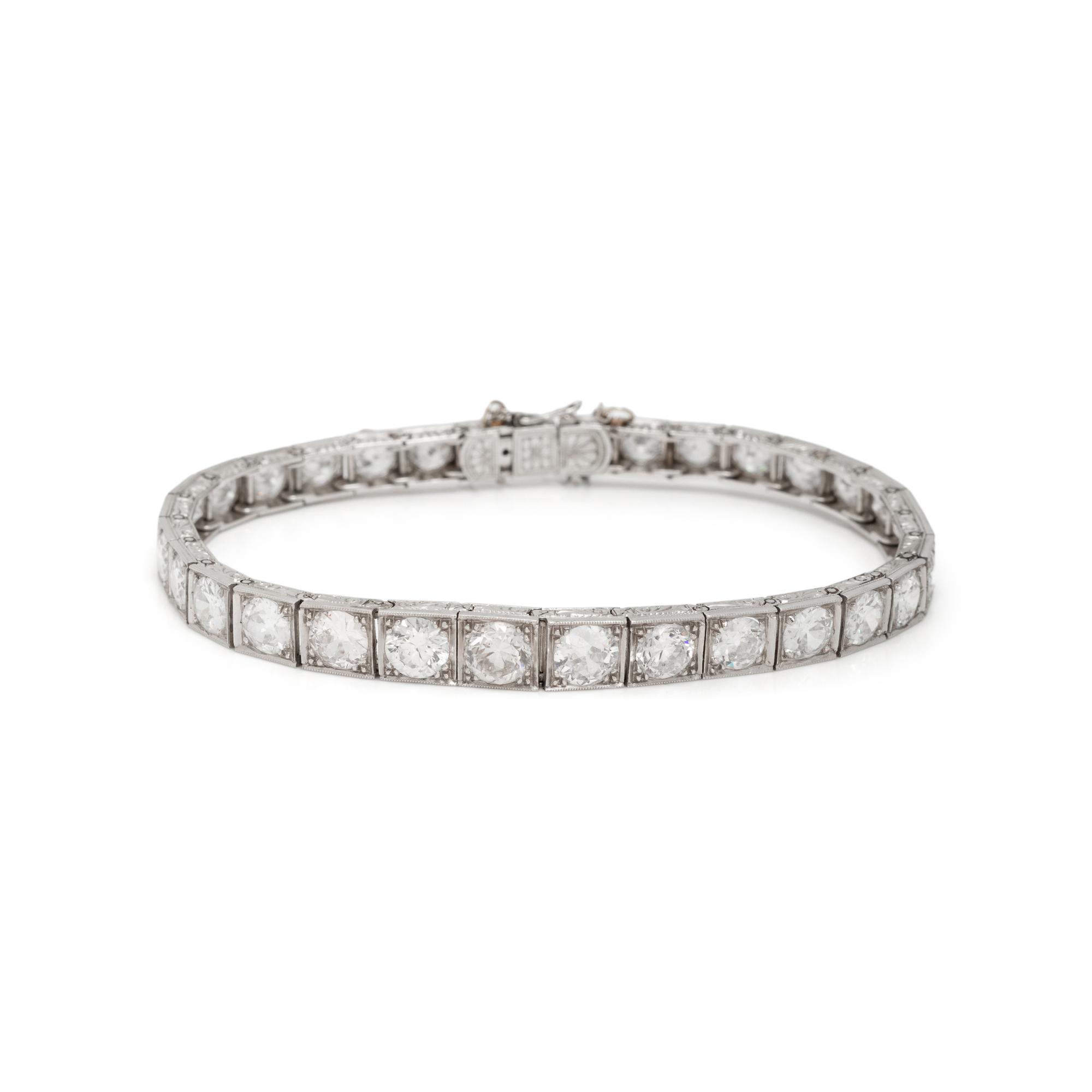 ART DECO, DIAMOND BRACELET