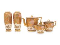 11 Japanese Satsuma 'Millefleur' Table Articles