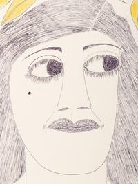 Untitled (Woman with Yellow Leaves)
