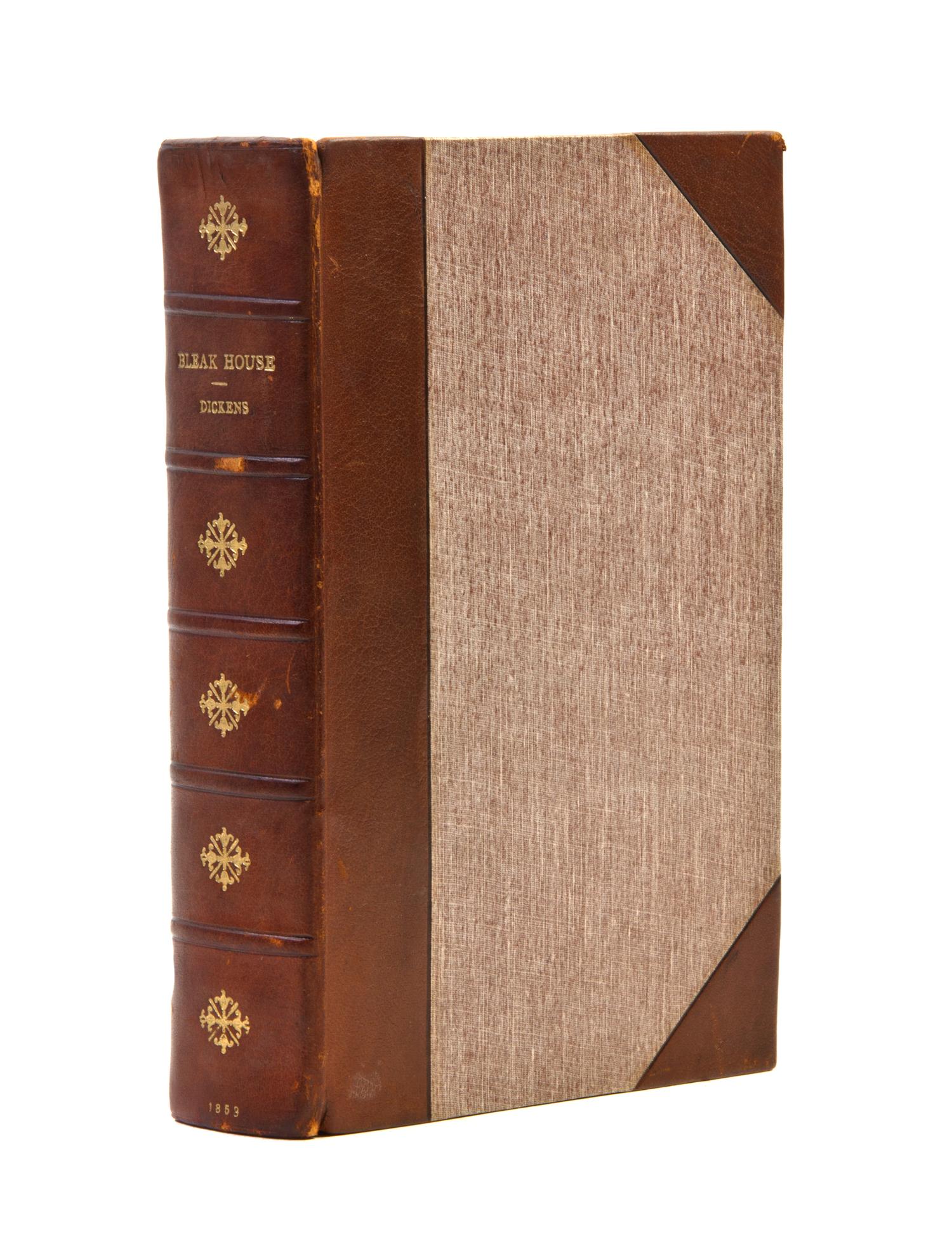DICKENS, CHARLES. Bleak House. London, 1853. First edition in book form.