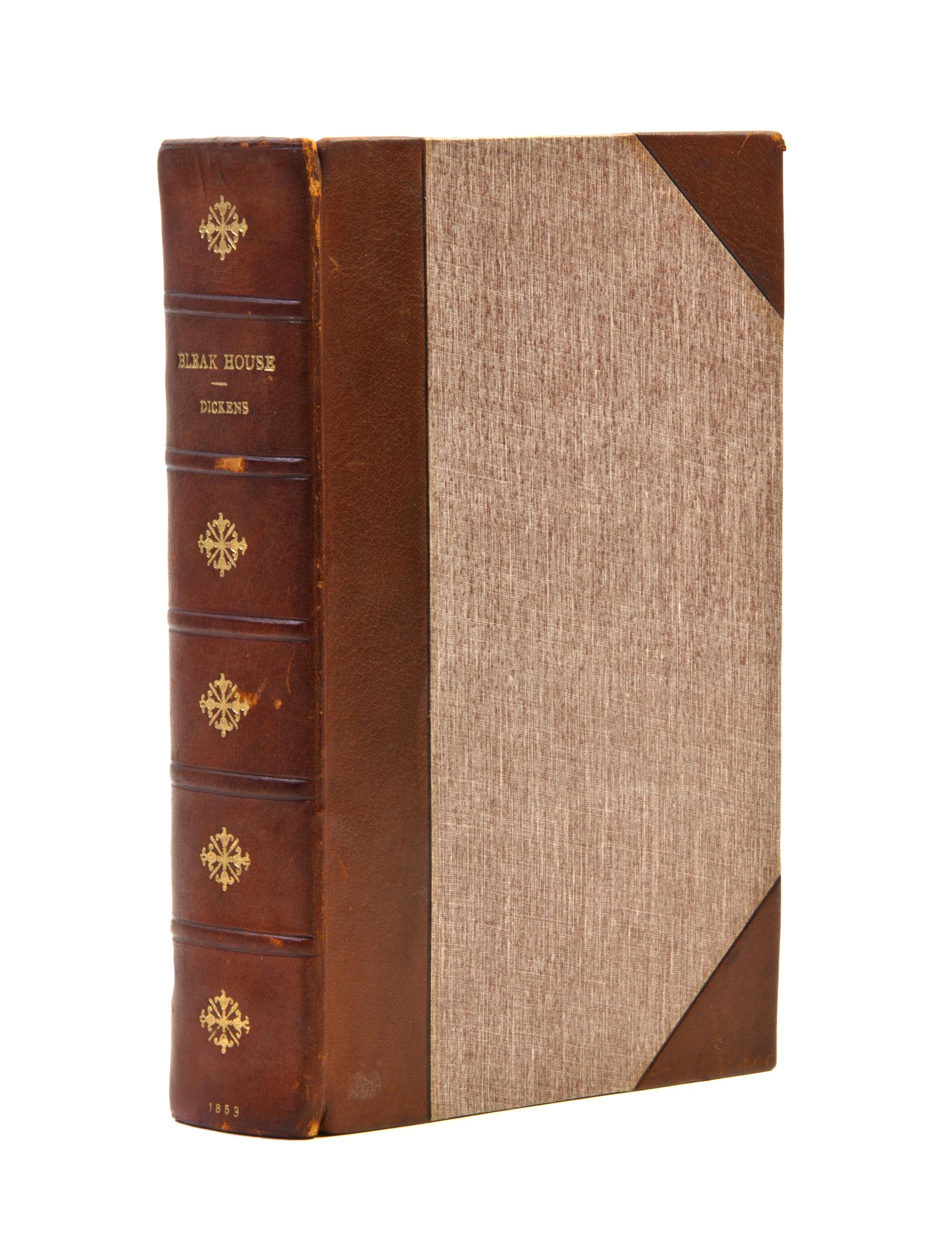 DICKENS, CHARLES. Bleak House. London, 1853. First edition in book form.