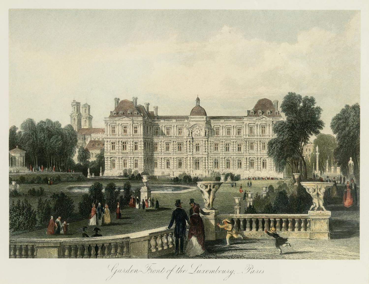A Pair of Framed French Architectural Engravings