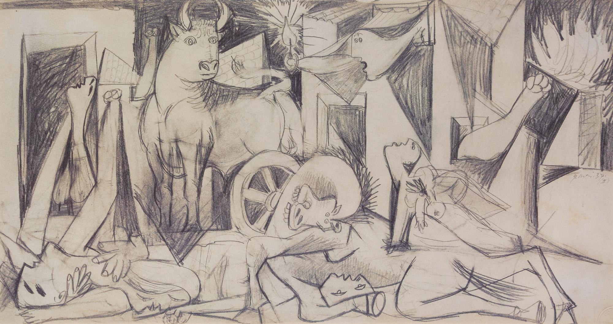 Pablo Picasso, (Spanish, 1881-1973), Guernica, 1990 (a portfolio of 42 works)