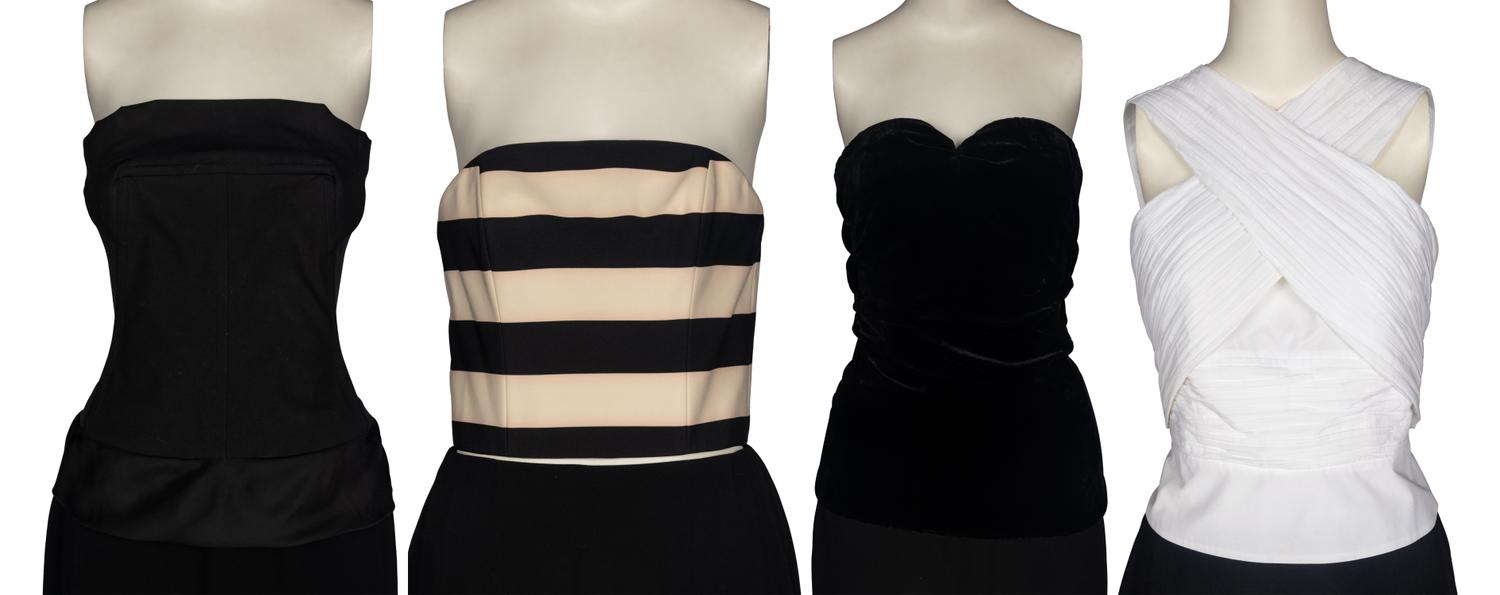 Four Designer Tops, Rick Owens and Christian Siriano