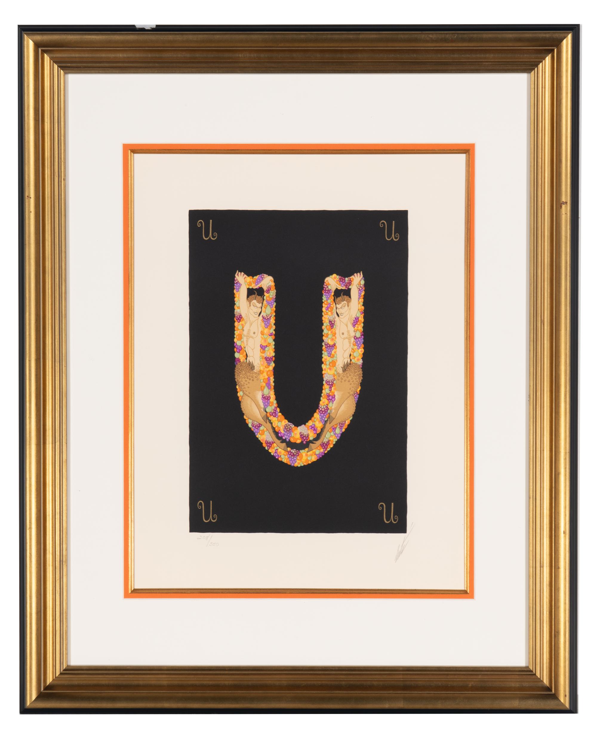 Six Alphabet Lithographs
