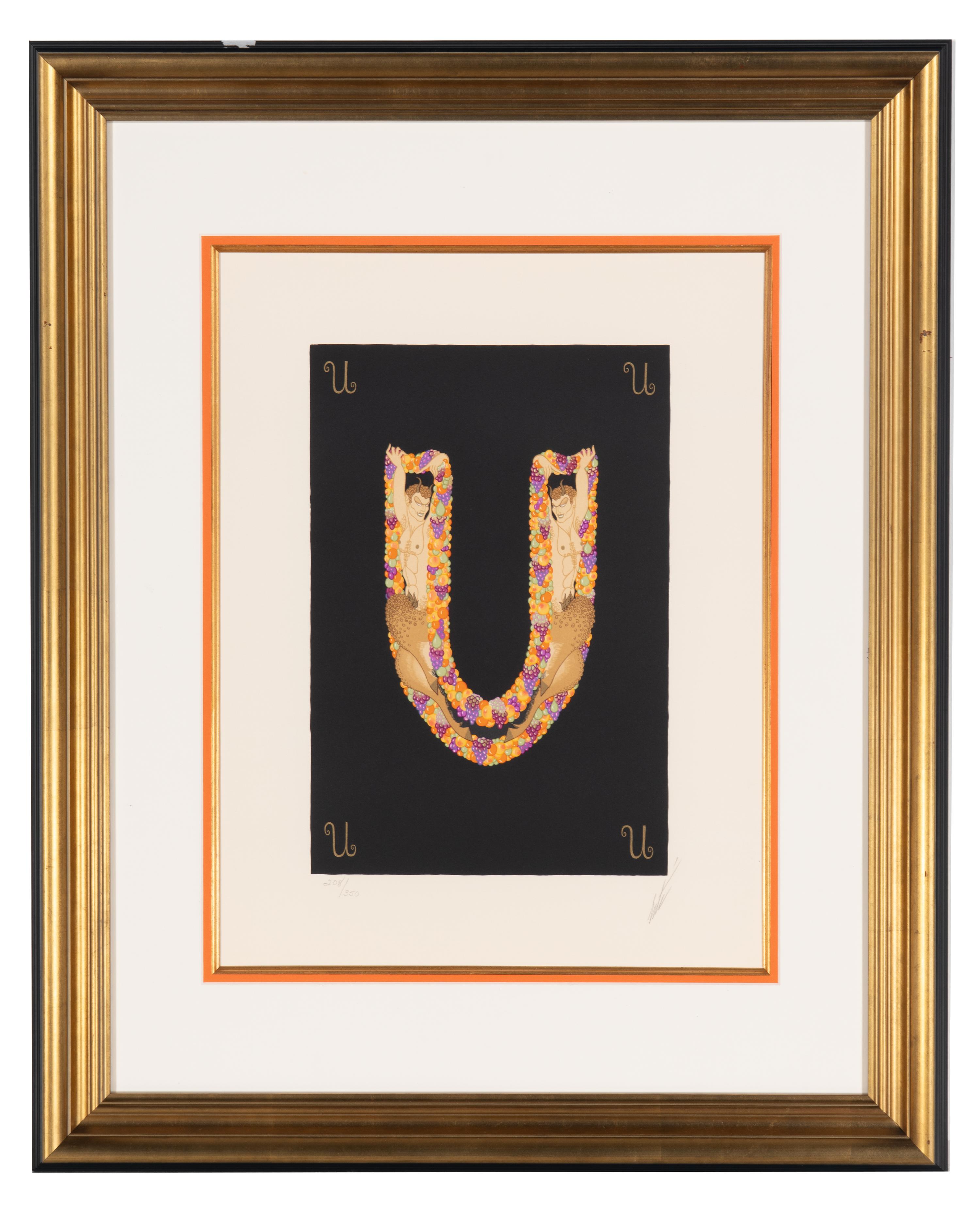 Six Alphabet Lithographs