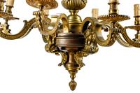 A Régence Style Bronze Eight-Light Chandelier