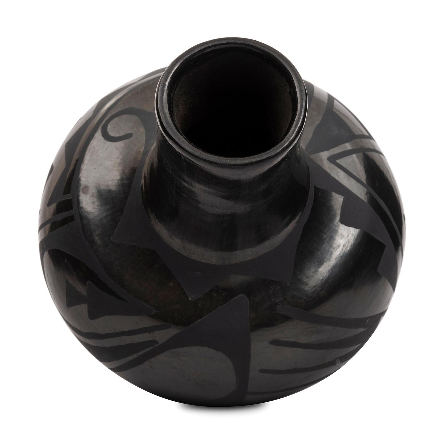 Blackware Pottery Vase