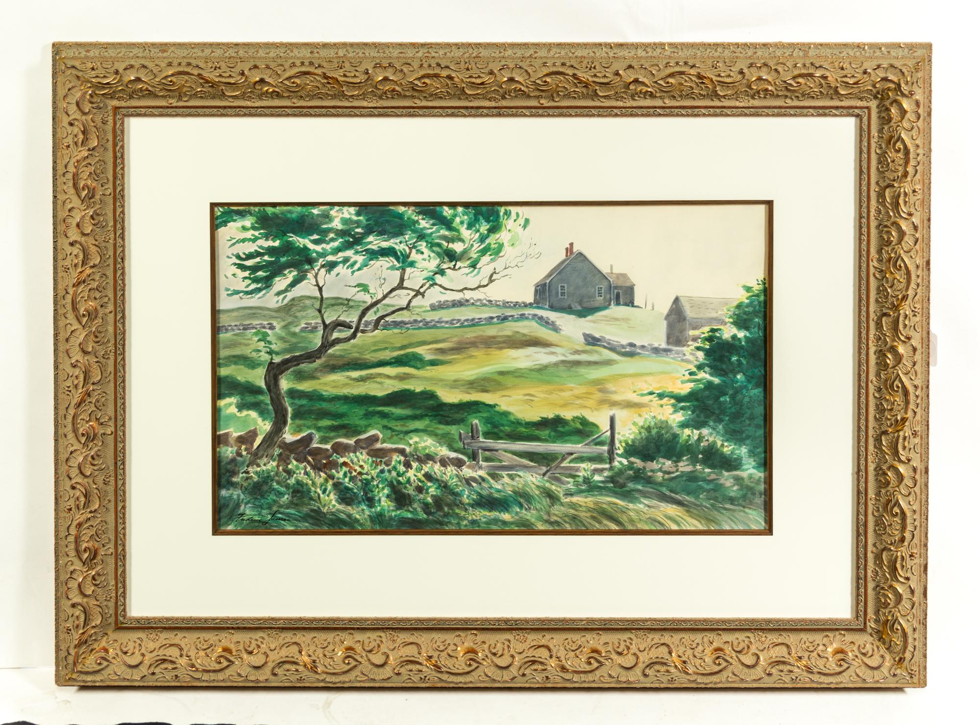 Frederic James, (American, 1915-1985), Cape Cod Farm