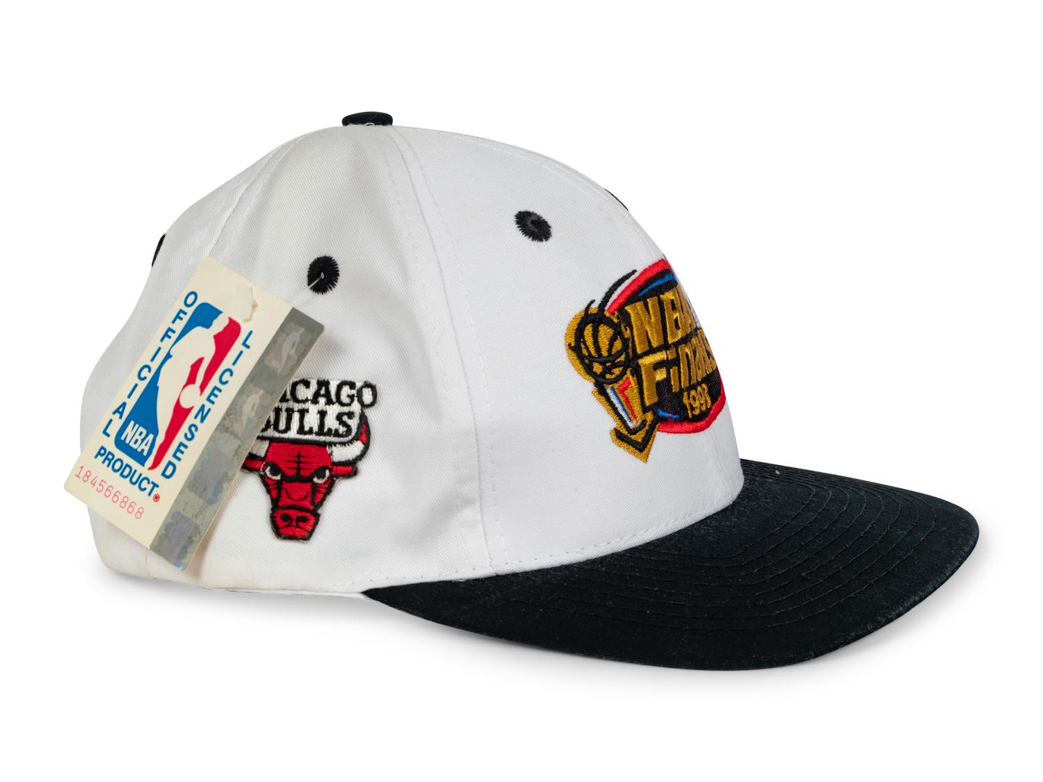 A Michael Jordan Signed Autograph 1998 NBA Finals Hat Cap, Jordan's Last Championship (Beckett Authentication Services BAS Certified),