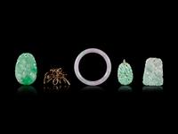 Five Jadeite Jewelry