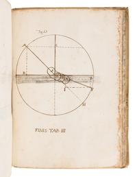 [MANUSCRIPT - PHYSICS]. "Physicae Institutioues." Italy, 1740.