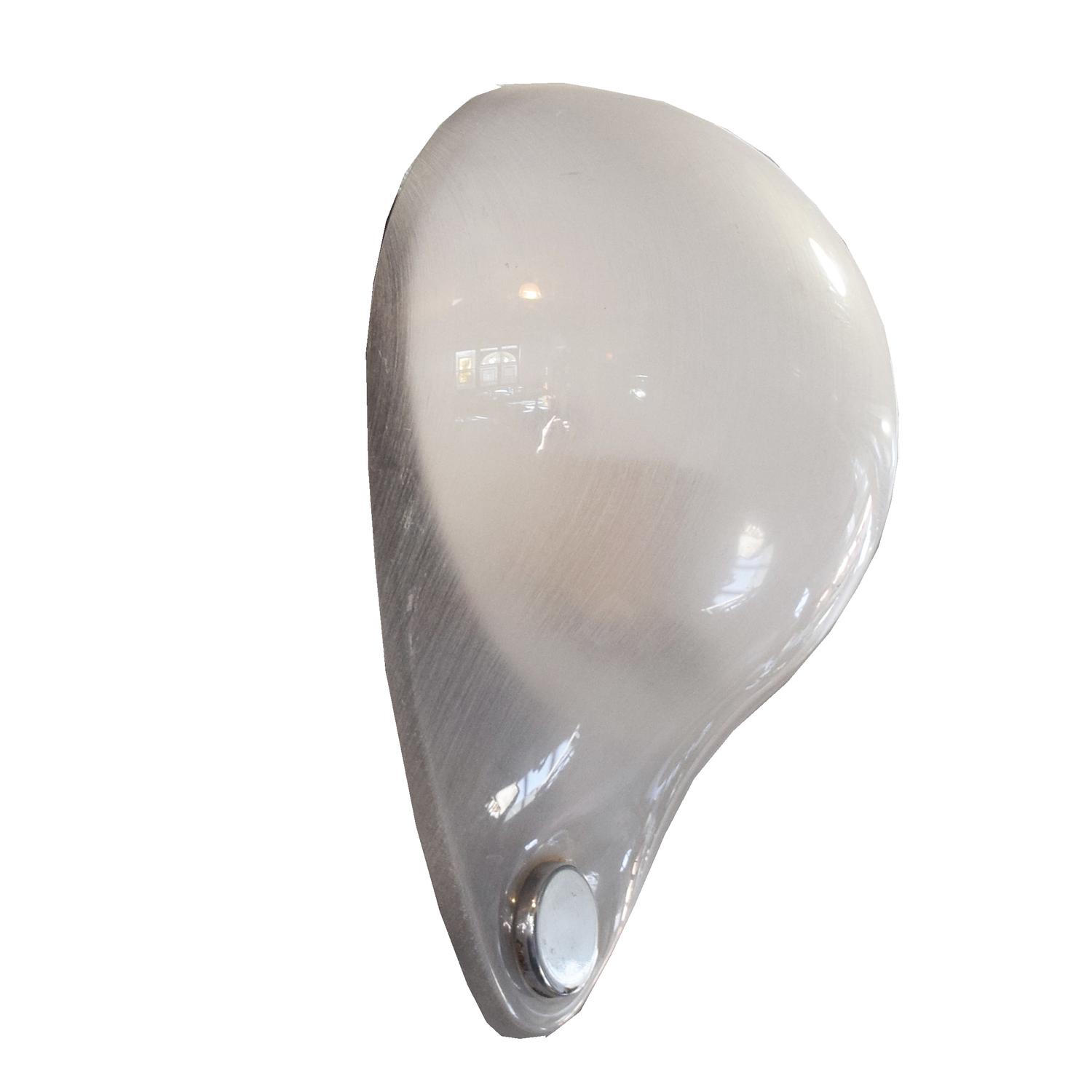 A Pair of Mid-Century Plastic Sconces 8" W x 5" D x 11.5" H — Italy, Mid-20th Century