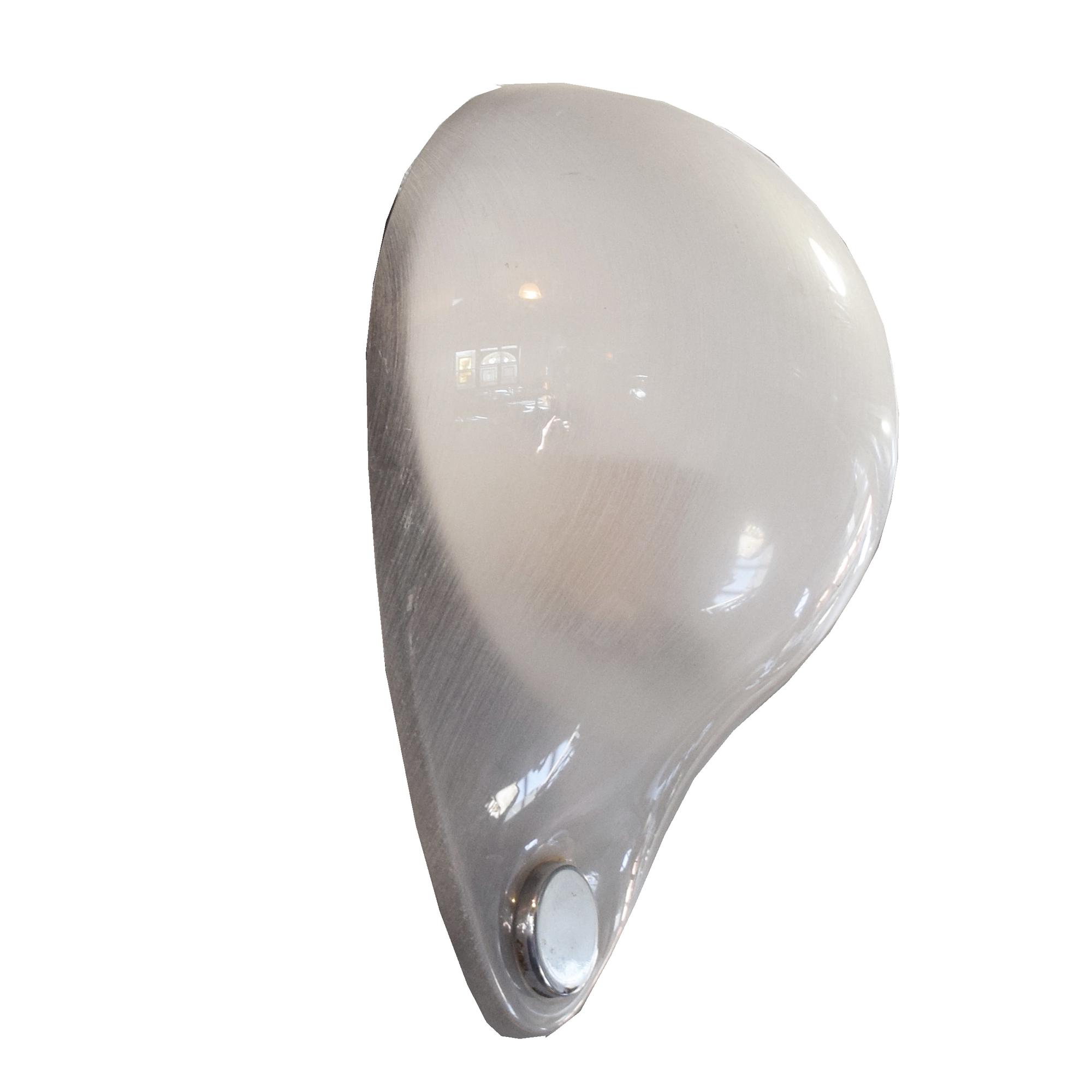 A Pair of Mid-Century Plastic Sconces 8" W x 5" D x 11.5" H — Italy, Mid-20th Century