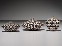Fine Line Pottery Seed Jars