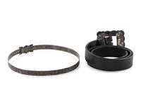 Navajo Silver Hat Band AND Belt Buckle