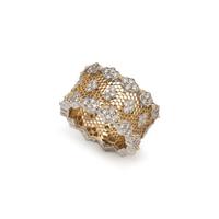 BICOLOR GOLD AND DIAMOND RING