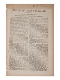 [SLAVERY & ABOLITION]. The Liberator. Vol. V, No. 8. Boston, MA: 21 February 1835.