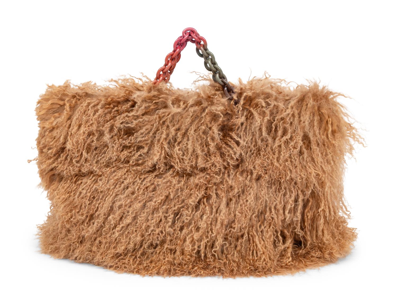 Sonia Rykiel. Furry Shearling Tote