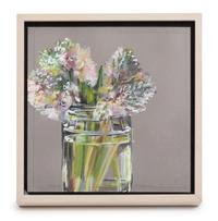 Abbie Zabar, (American, 20th century), Hyacinths in a Glass Jar, 2015