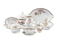 A Meissen Porcelain Dinner Service