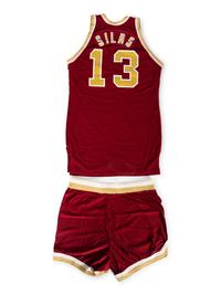 A 1981-82 James Silas Game Worn Cleveland Cavaliers Basketball Uniform
