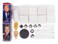 (Politics) A group of approximately 20 pieces of political memorabilia from the 2016 Presidential Election, comprising: