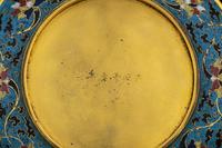 A Cloisonné Enamel 'Lotus' Plate
