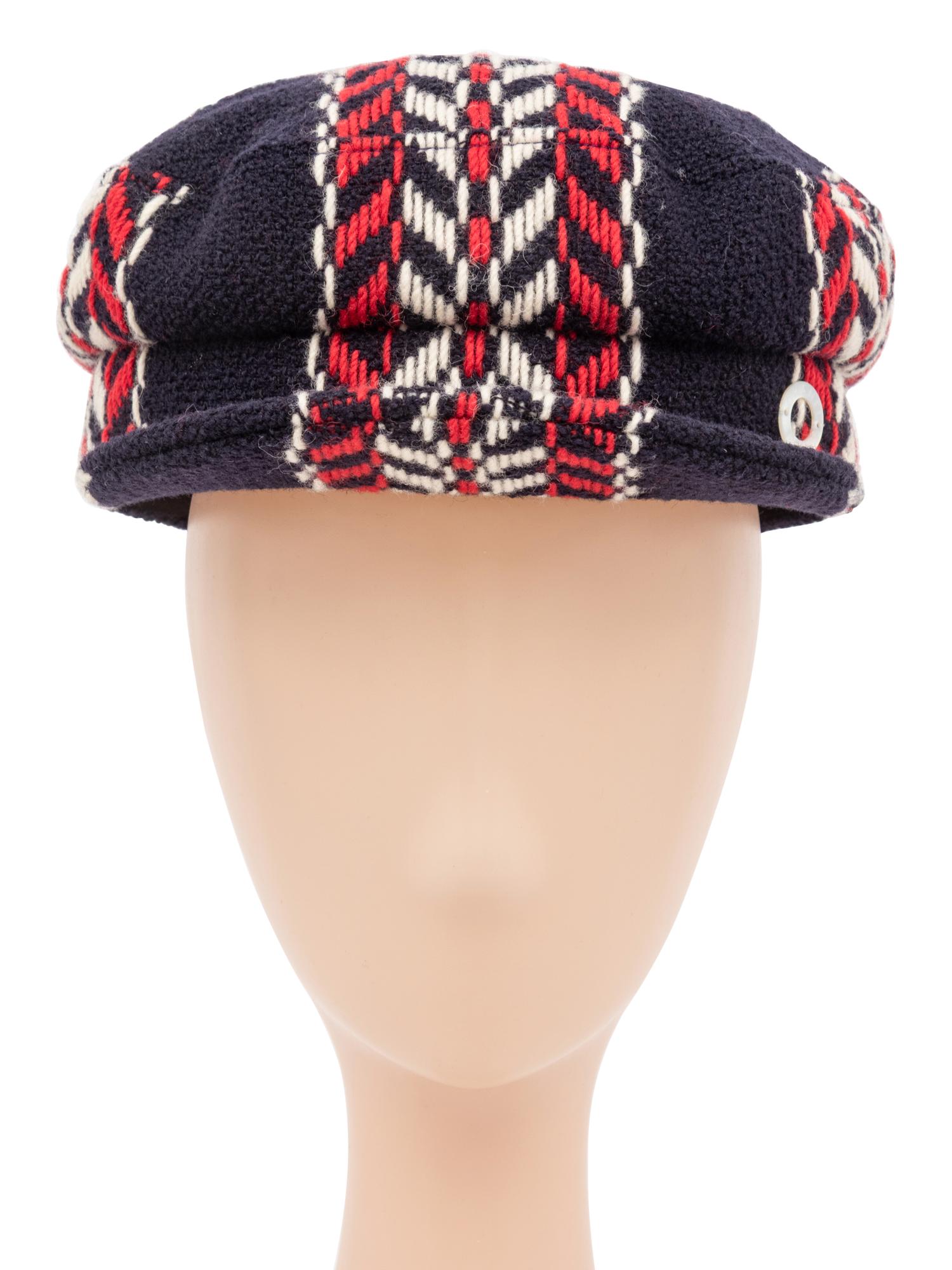 Chanel, Tweed Newsboy Cap