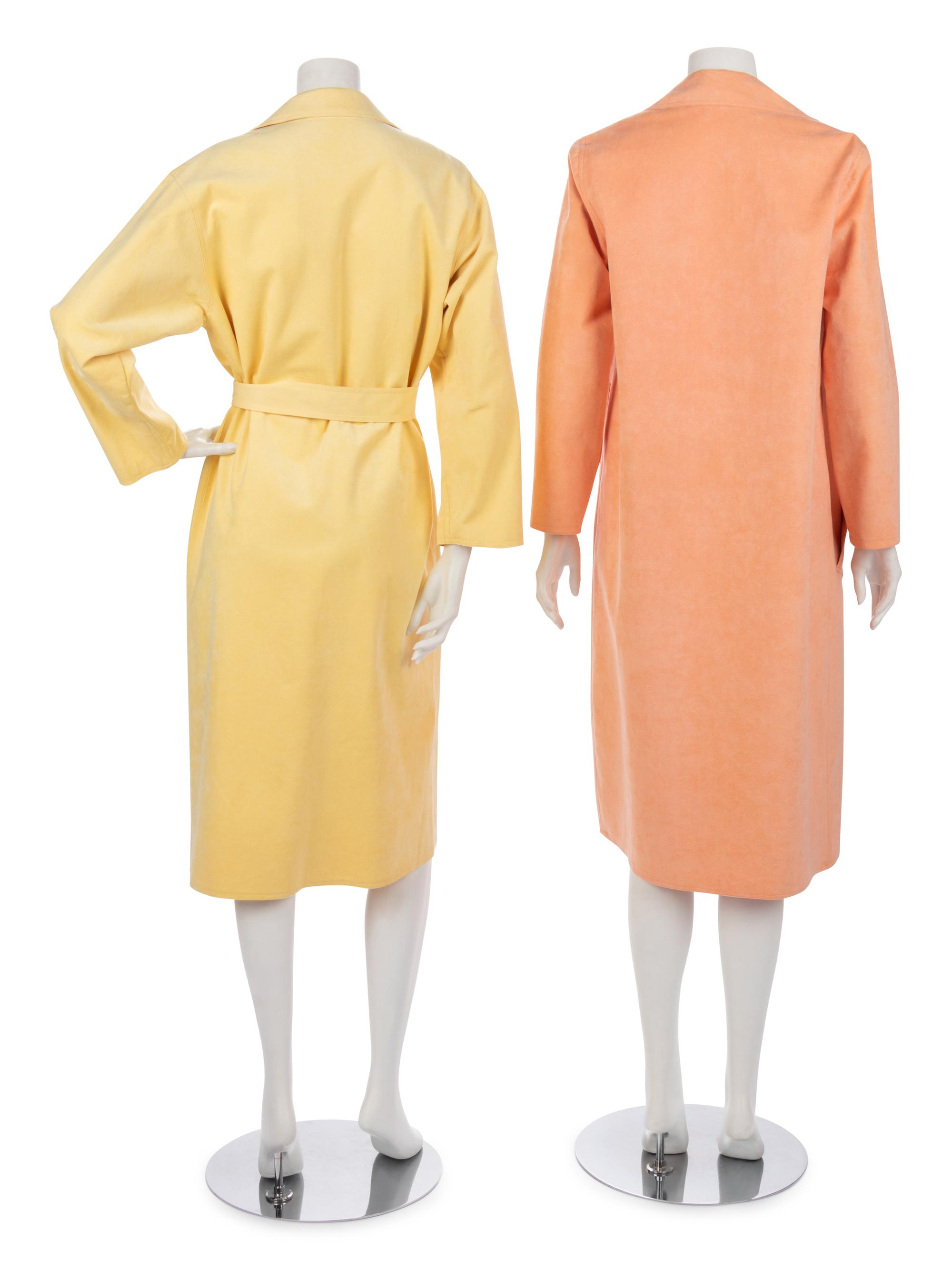 Four Halston Long Jackets, 1970-1980s