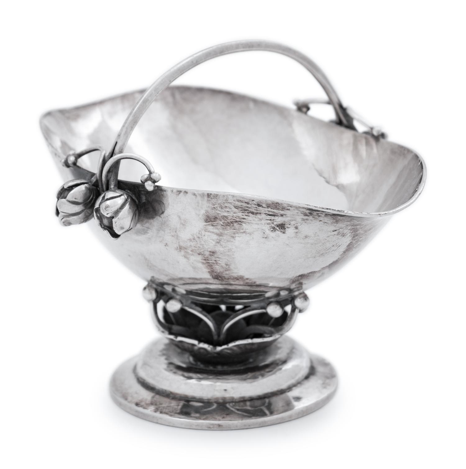 A Georg Jensen Silver Sugar Bowl