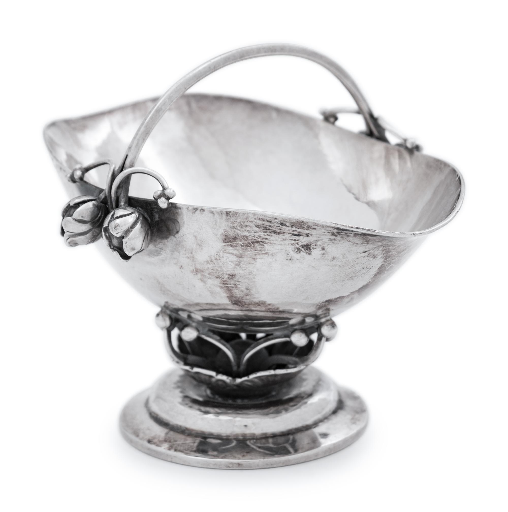 A Georg Jensen Silver Sugar Bowl