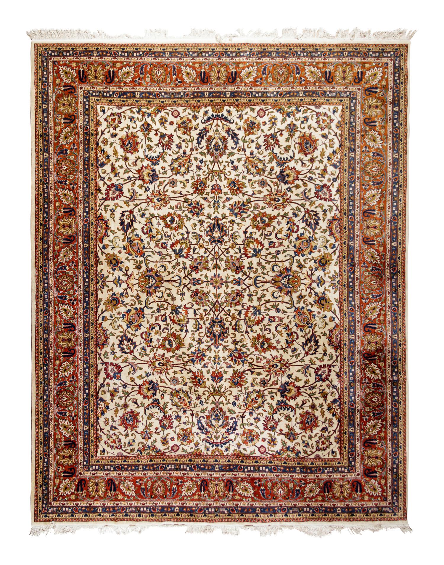 A Kashan Wool Rug