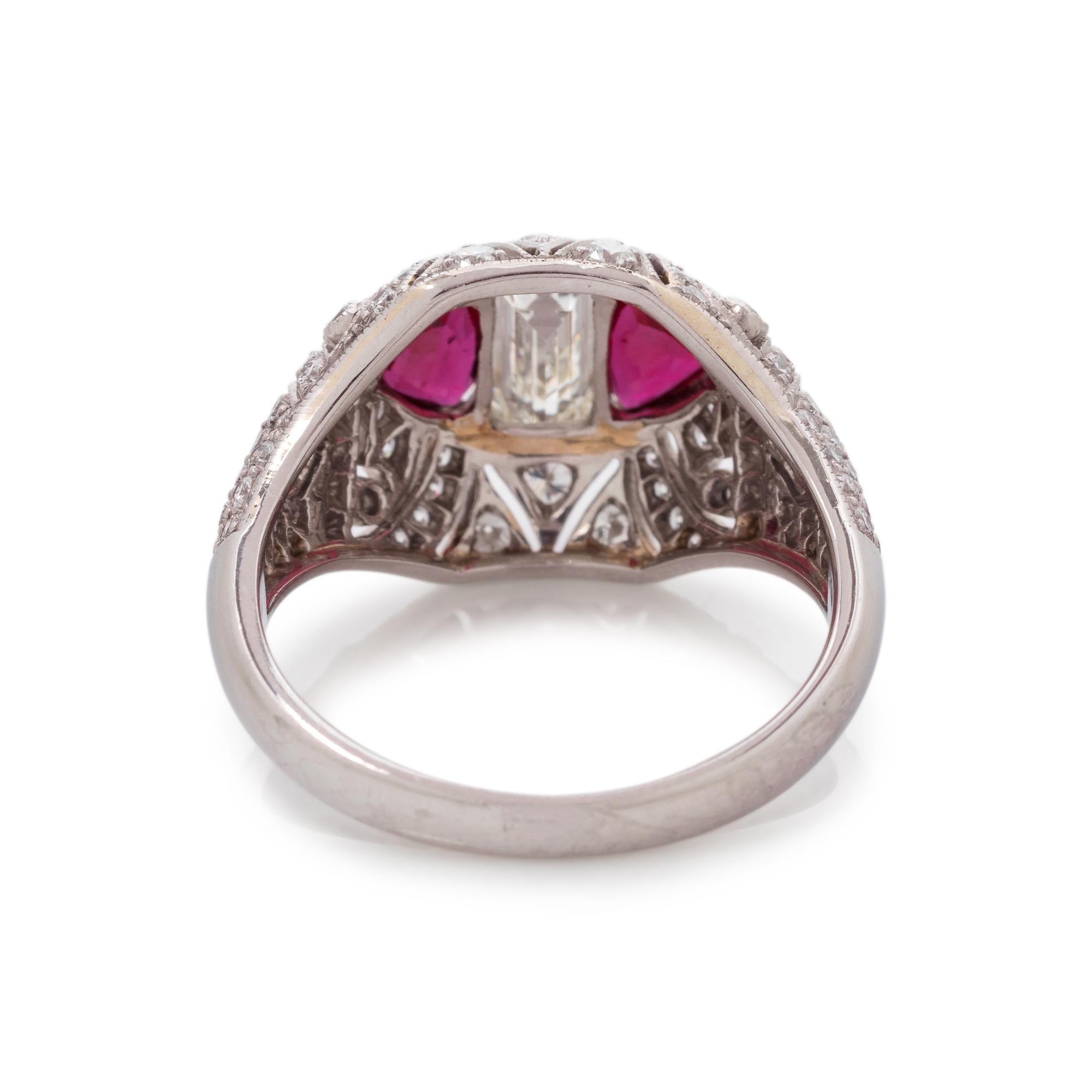 DIAMOND AND RUBY RING