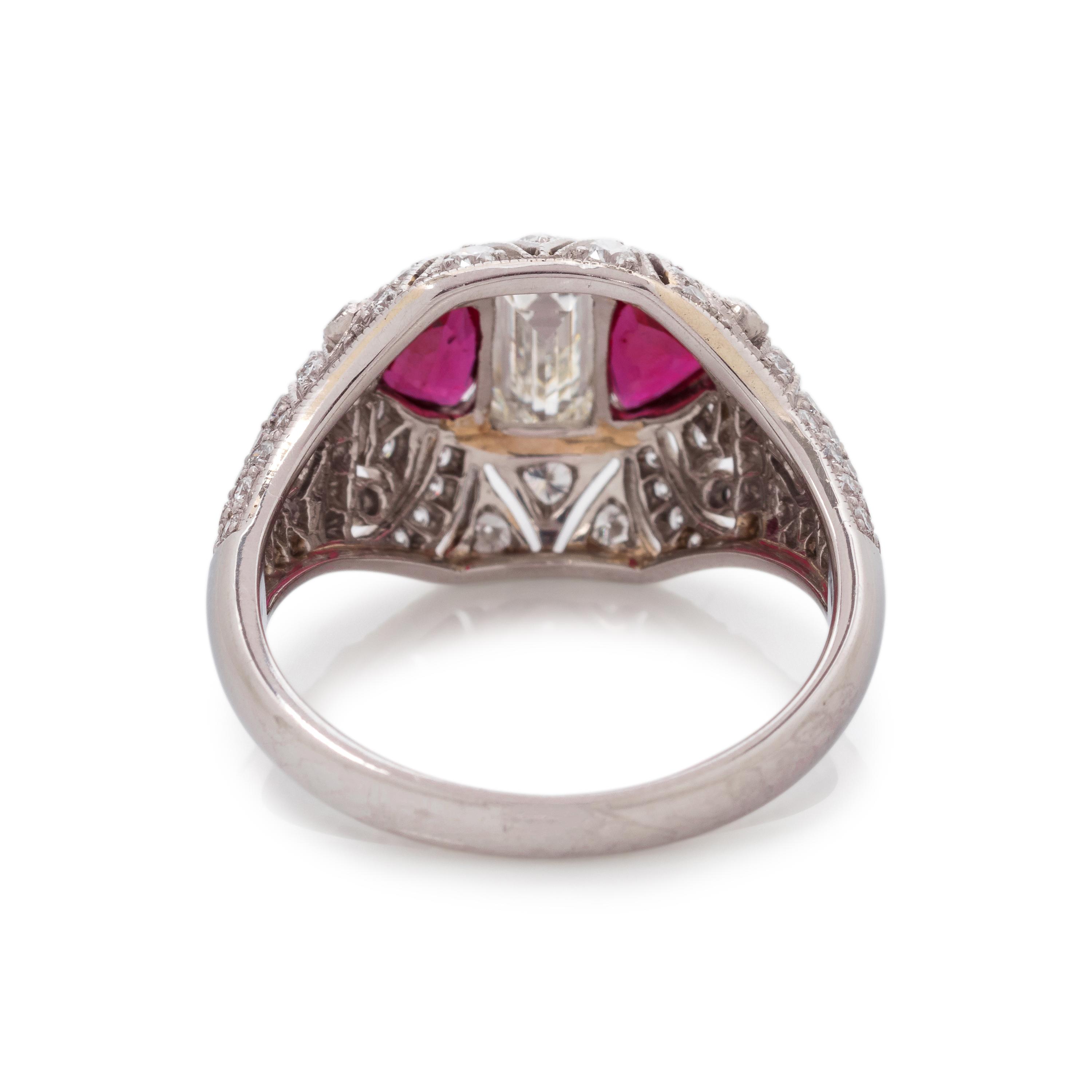 DIAMOND AND RUBY RING