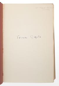 CAPOTE, Truman (1924-1984). In Cold Blood . New York: Random House, 1965.