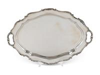 An American Silver Two-Handled Tray — Reed & Barton, 20th Century