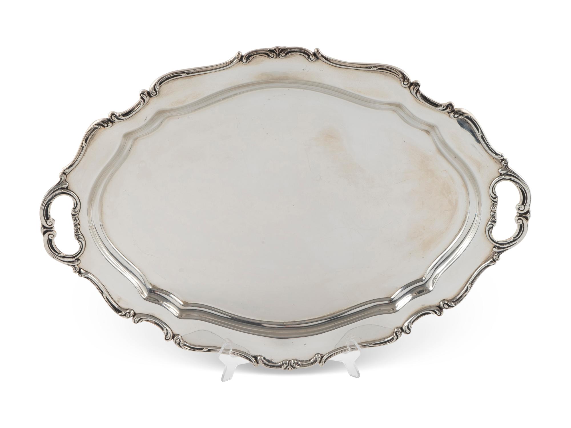 An American Silver Two-Handled Tray — Reed & Barton, 20th Century