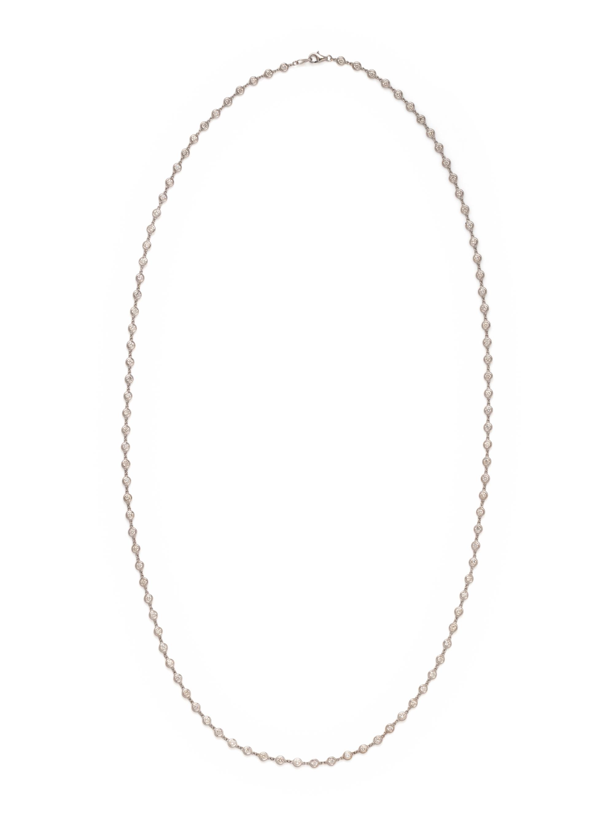 DIAMOND STATION NECKLACE