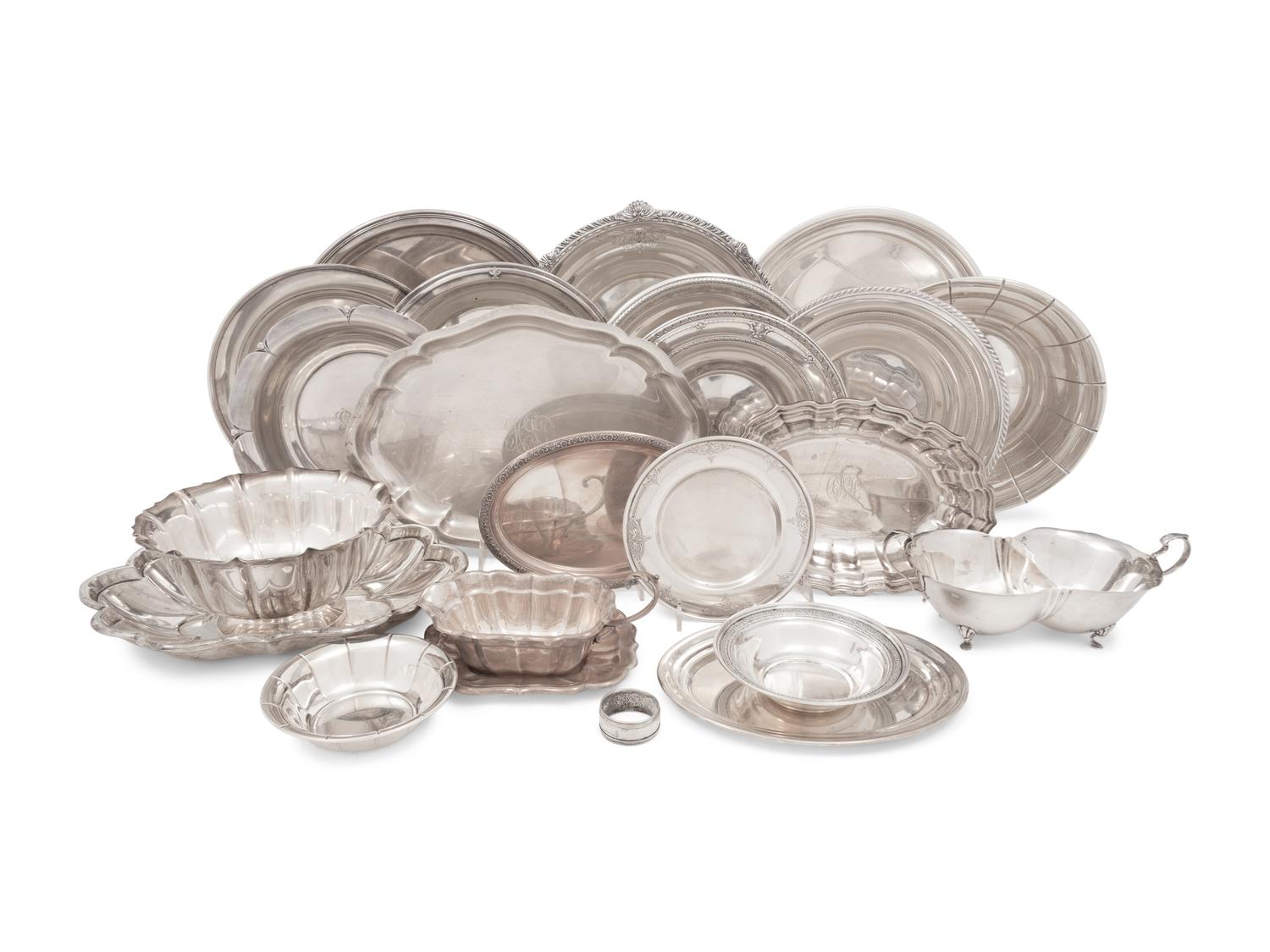 A Group of American Silver Hollowware