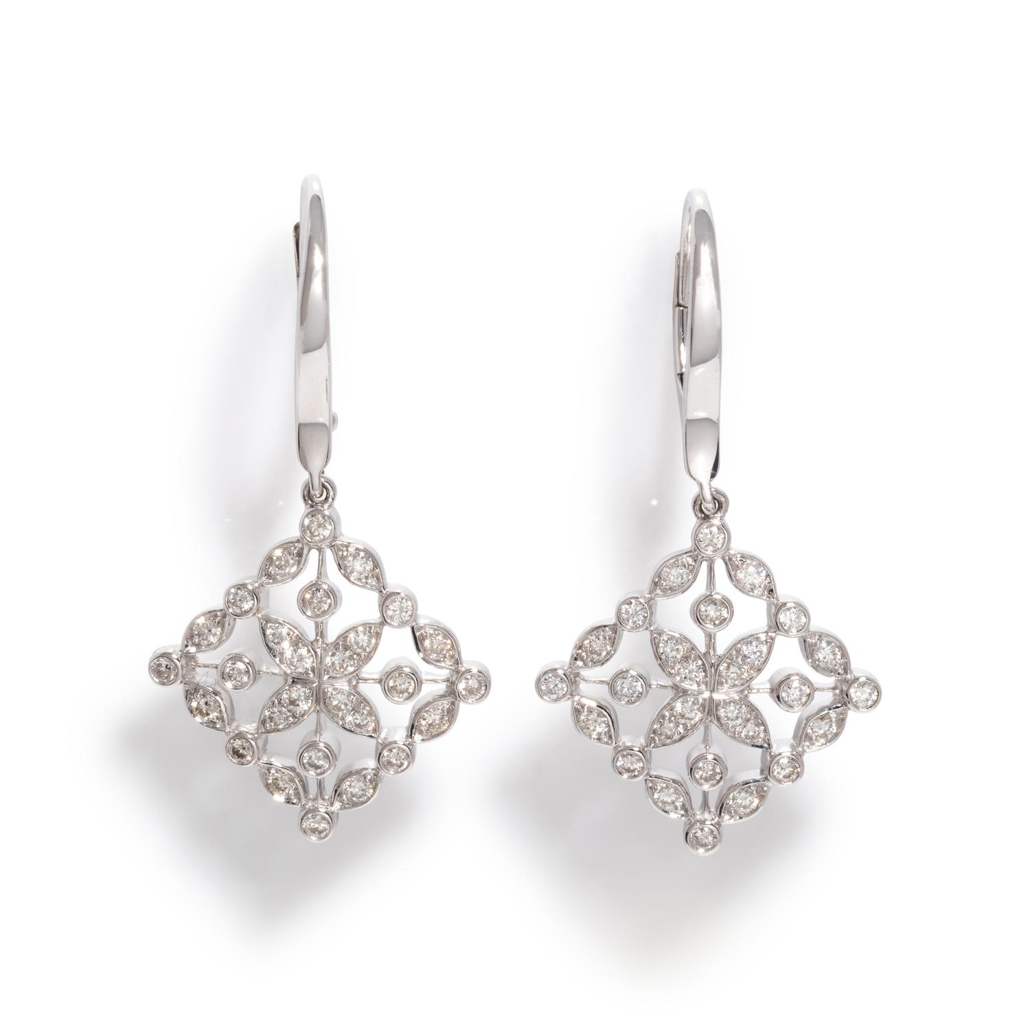 DIAMOND DROP EARRINGS